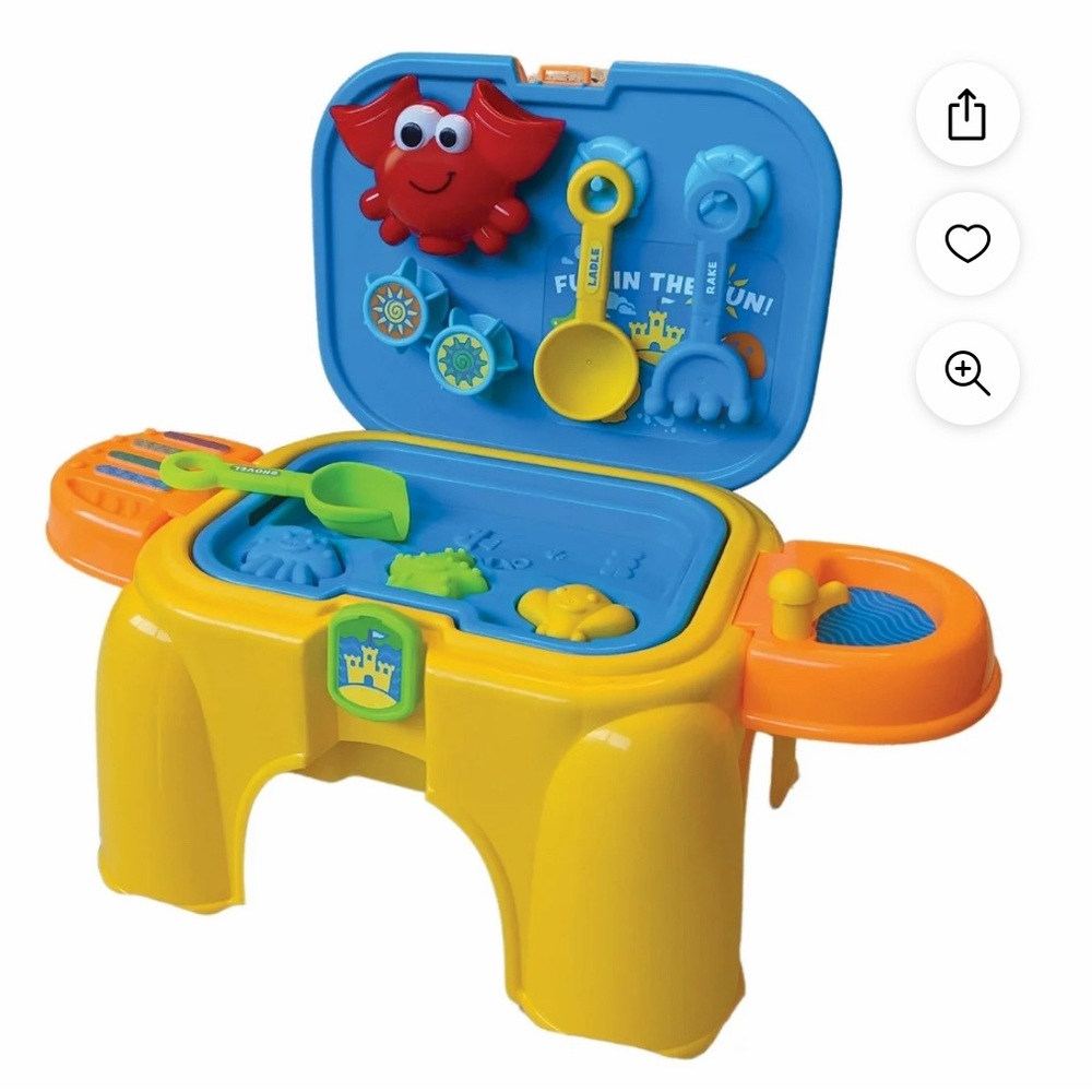 MinnArk Kids Sand and Water Table Portable Playset